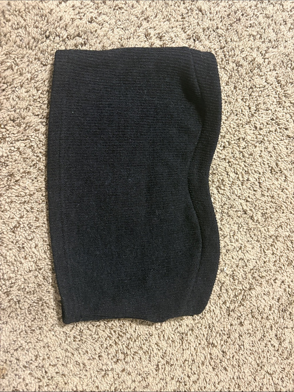 SHEIN Black Knit Tube Skirt for Girls
